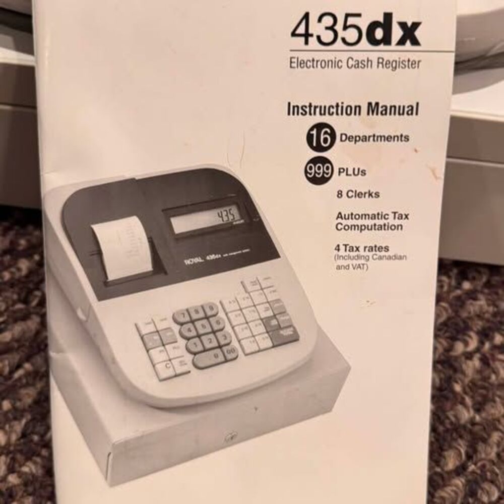 Royal 435dx Electronic Cash Register - Picture 2 of 3